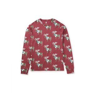 Tea Collection Adult Pajama Set Swedish Reindeers Womens Size XS